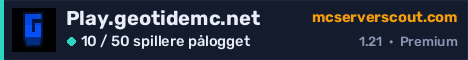 Banner for serveren Play.geotidemc.net
