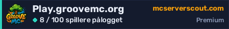 Banner for serveren Play.groovemc.org