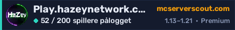 Banner for serveren Play.hazeynetwork.com