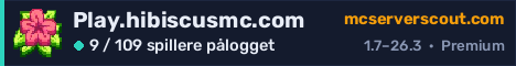 Banner for serveren Play.hibiscusmc.com