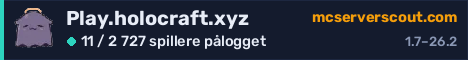 Banner for serveren Play.holocraft.xyz