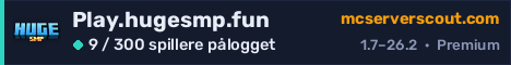 Banner for serveren Play.hugesmp.fun