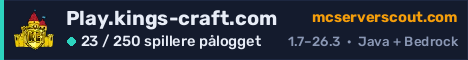 Banner for serveren Play.kings-craft.com