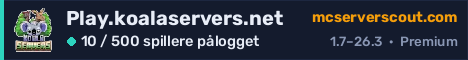 Banner for serveren Play.koalaservers.net