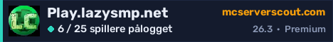 Banner for serveren Play.lazysmp.net