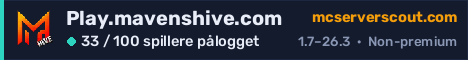 Banner for serveren Play.mavenshive.com