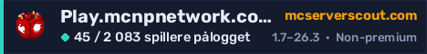 Banner for serveren Play.mcnpnetwork.com