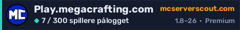 Banner for serveren Play.megacrafting.com