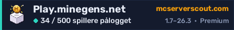 Banner for serveren Play.minegens.net