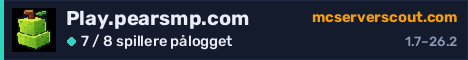 Banner for serveren Play.pearsmp.com