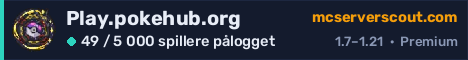 Banner for serveren Play.pokehub.org