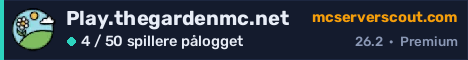 Banner for serveren Play.thegardenmc.net
