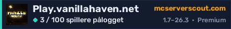 Banner for serveren Play.vanillahaven.net
