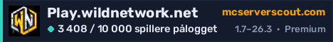Banner for serveren Play.wildnetwork.net
