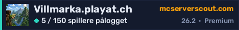 Banner for serveren Villmarka.playat.ch