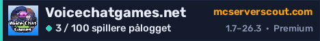 Banner for serveren Voicechatgames.net