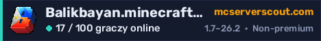 Banner serwera Balikbayan.minecraft.best