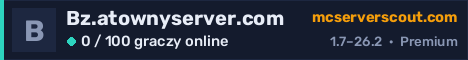 Banner serwera Bz.atownyserver.com