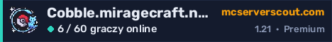 Banner serwera Cobble.miragecraft.net