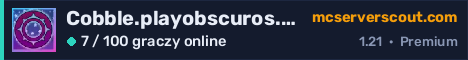 Banner serwera Cobble.playobscuros.com