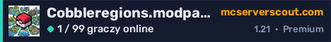 Banner serwera Cobbleregions.modpack.gg