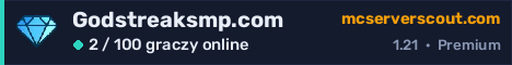 Banner serwera Godstreaksmp.com