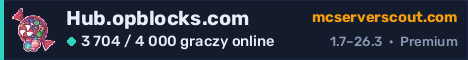 Banner serwera Hub.opblocks.com