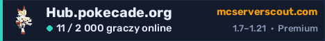 Banner serwera Hub.pokecade.org
