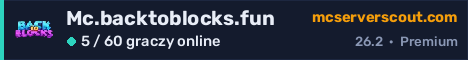 Banner serwera Mc.backtoblocks.fun