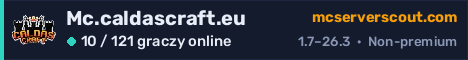 Banner serwera Mc.caldascraft.eu