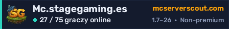Banner serwera Mc.stagegaming.es