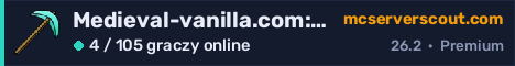 Banner serwera Medieval-vanilla.com:25566