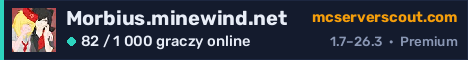 Banner serwera Morbius.minewind.net