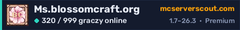 Banner serwera Ms.blossomcraft.org