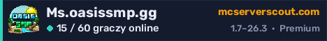 Banner serwera Ms.oasissmp.gg