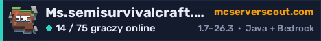 Banner serwera Ms.semisurvivalcraft.com