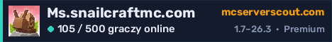 Banner serwera Ms.snailcraftmc.com