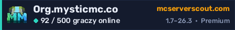 Banner serwera Org.mysticmc.co