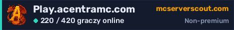 Banner serwera Play.acentramc.com