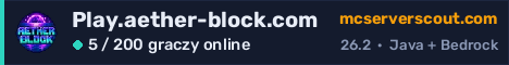 Banner serwera Play.aether-block.com