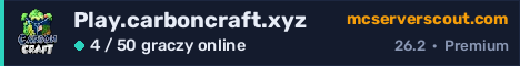 Banner serwera Play.carboncraft.xyz