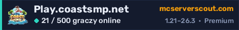Banner serwera Play.coastsmp.net