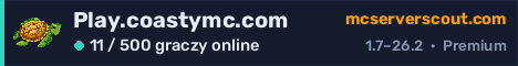 Banner serwera Play.coastymc.com