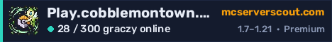 Banner serwera Play.cobblemontown.com