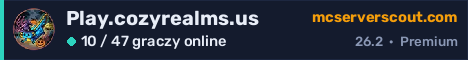 Banner serwera Play.cozyrealms.us