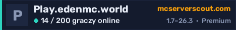 Banner serwera Play.edenmc.world