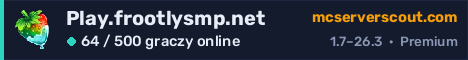 Banner serwera Play.frootlysmp.net