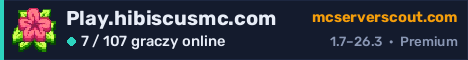 Banner serwera Play.hibiscusmc.com