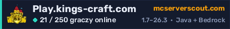 Banner serwera Play.kings-craft.com