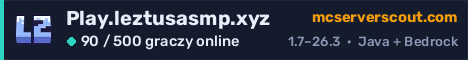 Banner serwera Play.leztusasmp.xyz